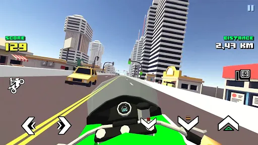 Скриншот 5 — Blocky Moto Racing - мотоциклы