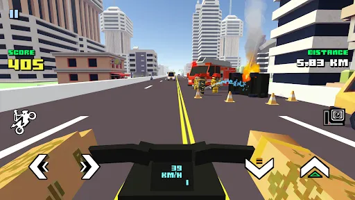 Скриншот 6 — Blocky Moto Racing - мотоциклы
