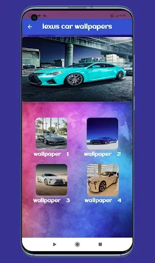 Скриншот 1 — ‏‏lexus car wallpapers guide
