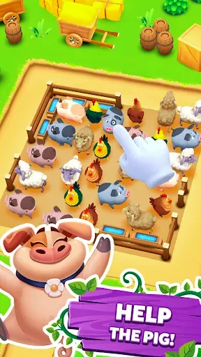 Скриншот 1 — Farm Rescue Saga Jam Matching