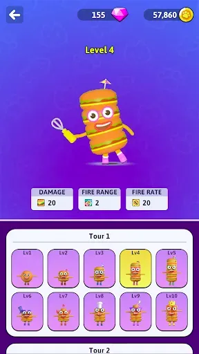 Скриншот 2 — Foodie Runner: Merge & Run