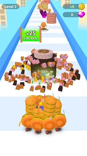 Скриншот 5 — Foodie Runner: Merge & Run