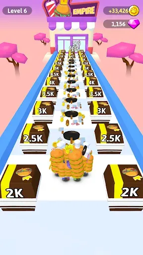 Скриншот 6 — Foodie Runner: Merge & Run