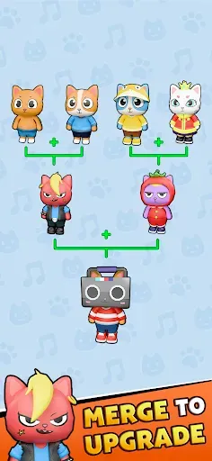 Скриншот 5 — Meow Rush: Merge & Run