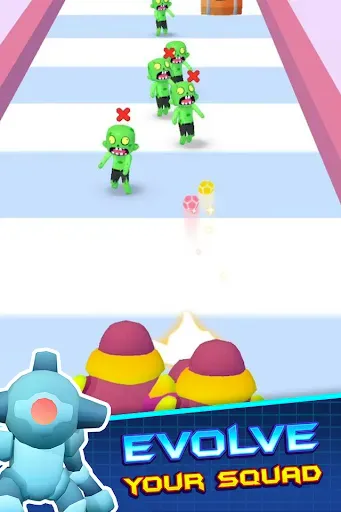 Скриншот 6 — Roborush: Merge & Run
