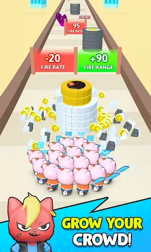 Скриншот 2 — Cat Runner 3D: Crowd Up