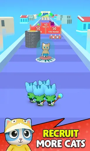 Скриншот 5 — Cat Runner 3D: Crowd Up