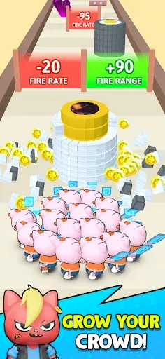 Скриншот 8 — Cat Runner 3D: Crowd Up