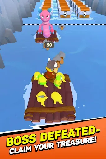 Скриншот 1 — Viking Go: Merge & Run