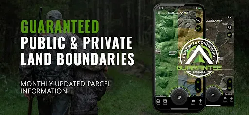 Скриншот 1 — BaseMap: Hunting Maps and GPS