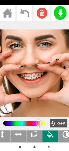 Скриншот 3 — Braces on teeth: Photo editor