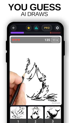 Скриншот 2 — Рисунок-угадайка Draw2Guess