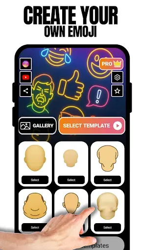Скриншот 1 — Emoji Lab Создайте свой эмодзи