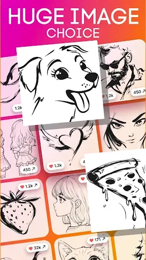 Скриншот 3 — AR Sketch&Draw: Learn Drawing