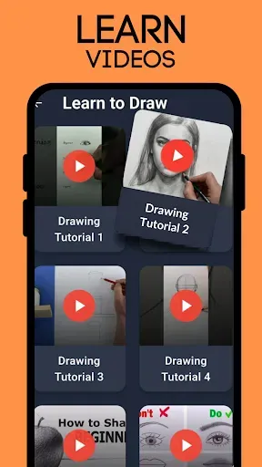 Скриншот 4 — AR Sketch&Draw: Learn Drawing