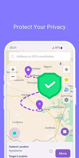 Скриншот 2 — Fake GPS Location- LocaEdit