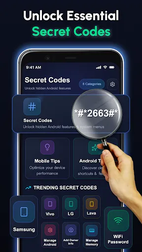 Скриншот 7 — Secret Codes & Mobile Hacks
