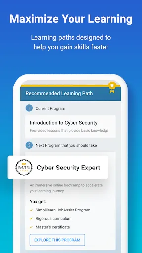 Скриншот 4 — Simplilearn: Online Learning