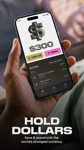 Скриншот 1 — ZAR: Global USD Wallet App