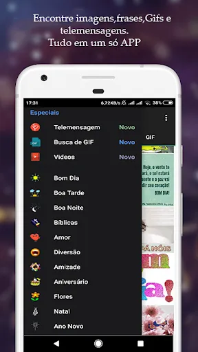 Скриншот 3 — Bom dia, Boa tarde, Boa Noite