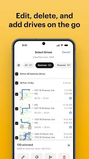 Скриншот 7 — Mileage Tracker & Log - MileIQ