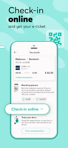 Скриншот 4 — Ferryhopper - The Ferries App