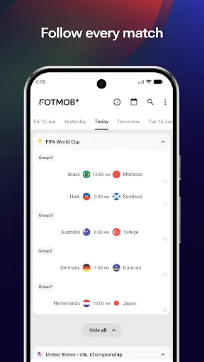 Скриншот 1 — FotMob