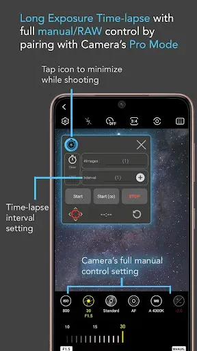 Скриншот 3 — Intervalometer for TimeLapse