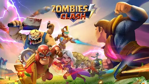 Скриншот 1 — Zombies Clash: Superheroes War