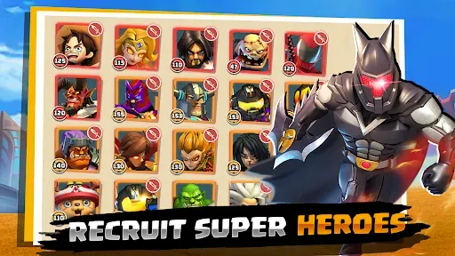 Скриншот 3 — Zombies Clash: Superheroes War