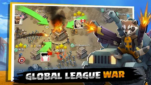 Скриншот 4 — Zombies Clash: Superheroes War