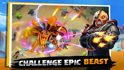 Скриншот 5 — Zombies Clash: Superheroes War