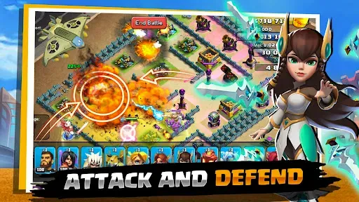 Скриншот 6 — Zombies Clash: Superheroes War