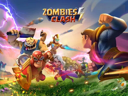 Скриншот 7 — Zombies Clash: Superheroes War