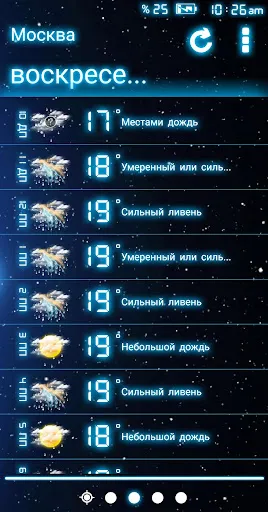Скриншот 4 — Погода Неон