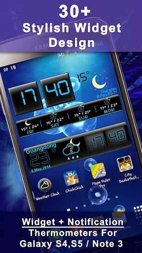 Скриншот 1 — Weather Rise Clock