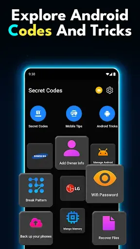 Скриншот 3 — Секретные коды Android
