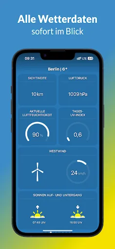 Скриншот 3 — Wetter & Radar - Mobilewetter