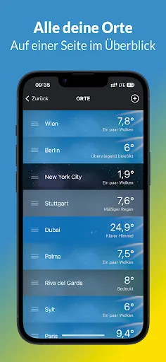 Скриншот 5 — Wetter & Radar - Mobilewetter