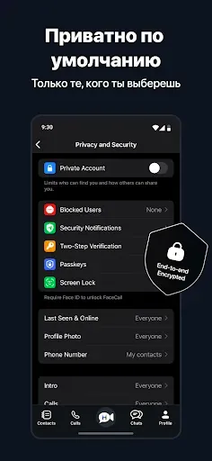 Скриншот 5 — FaceCall: Интро видеозвонков
