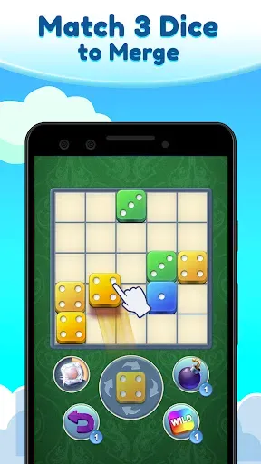 Скриншот 1 — Dice Merge! Puzzle Master