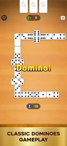 Скриншот 1 — Dominoes: Classic Dominos Game