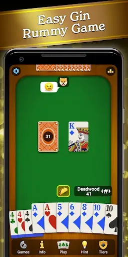 Скриншот 1 — Gin Rummy Classic