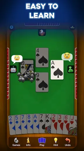Скриншот 1 — Hearts: Card Game