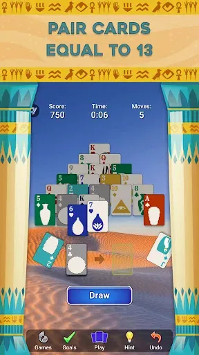 Скриншот 2 — Pyramid Solitaire - Card Games