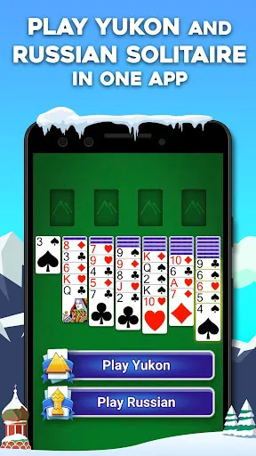 Скриншот 2 — Yukon Russian - Solitaire Game