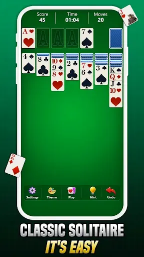 Скриншот 1 — Solitaire - Offline & Classic