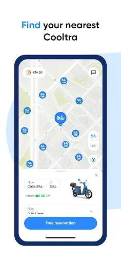 Скриншот 2 — Cooltra: E-moped Rental