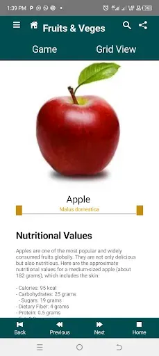 Скриншот 4 — Fruits & Their Benefits