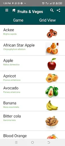 Скриншот 5 — Fruits & Their Benefits